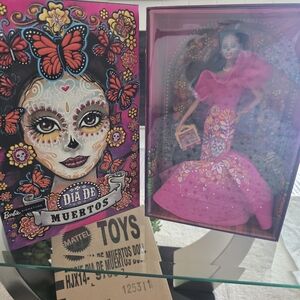 Mattel Barbie Dia De Muertos Doll - Pink and Purple